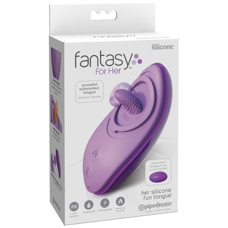 FANTASY FOR HER - LINGUA DIVERTENTE IN SILICONE VIOLA - FANTASY FOR HER | Lingerie Harness Boutique