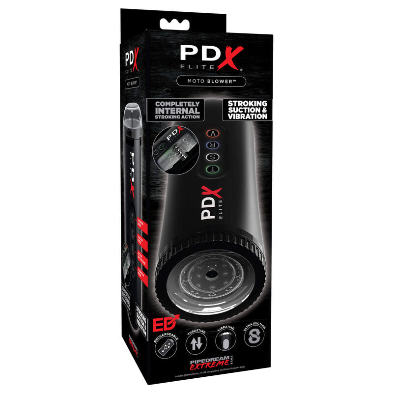 PDX ELITE - SOFFIATORE PER MOTO MASTURBATORE AVANZATO - PDX ELITE | Lingerie Harness Boutique