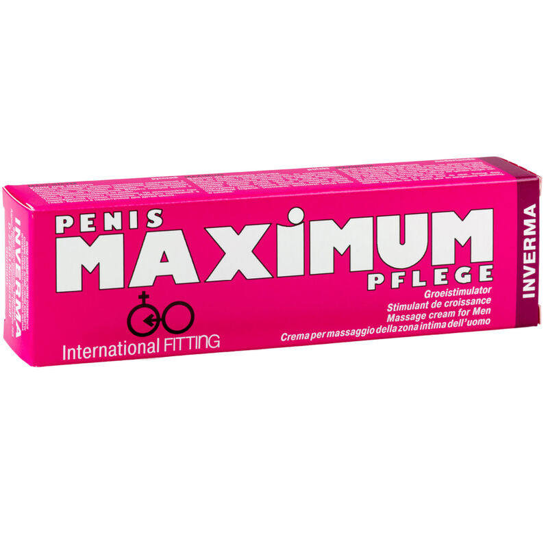 INVERMA - PENIS MAXIMUM PLEGE CREMA - INVERMA | Lingerie Harness Boutique