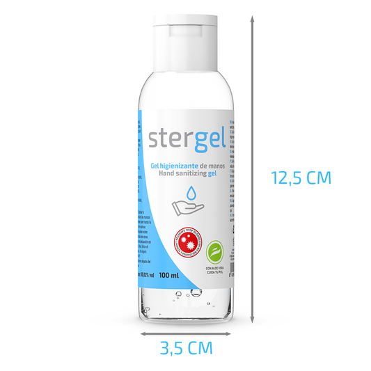 STERGEL - GEL IGIENIZZANTE MANI IDROALCOLICO ALOE VERA 100ML - STERGEL | Lingerie Harness Boutique