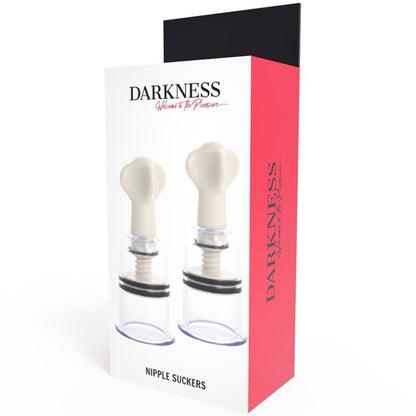 DARKNESS - SUCCHIA CAPEZZOLO TRASPARENTE DIAMETRO 5 CM - DARKNESS SENSATIONS | Lingerie Harness Boutique