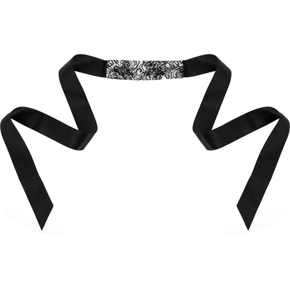 COQUETTE CHIC DESIRE - MASCHERA IN PIZZO NERO CON NASTRO - COQUETTE ACCESSORIES | Lingerie Harness Boutique