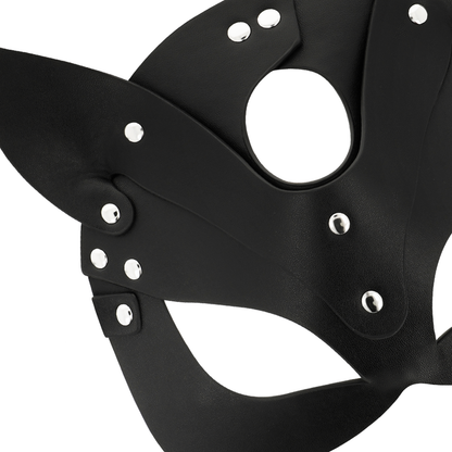 COQUETTE CHIC DESIRE - MASCHERA VEGANA IN PELLE CON ORECCHIE DI GATTO - COQUETTE ACCESSORIES | Lingerie Harness Boutique