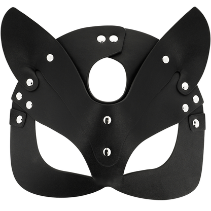 COQUETTE CHIC DESIRE - MASCHERA VEGANA IN PELLE CON ORECCHIE DI GATTO - COQUETTE ACCESSORIES | Lingerie Harness Boutique