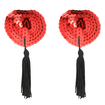 COQUETTE CHIC DESIRE - COPRI CAPEZZOLO ROSSO - COQUETTE ACCESSORIES | Lingerie Harness Boutique