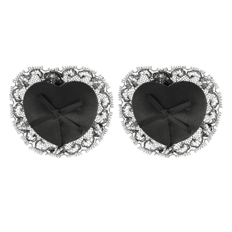 COQUETTE CHIC DESIRE - COPRI CAPEzzoli IN PIZZO NERO - COQUETTE ACCESSORIES | Lingerie Harness Boutique
