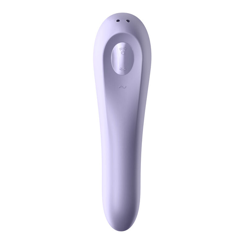 SATISFYER - VIBRATORE DUAL PLEASURE AIR PULSE MAUVE - SATISFYER CONNECT | Lingerie Harness Boutique