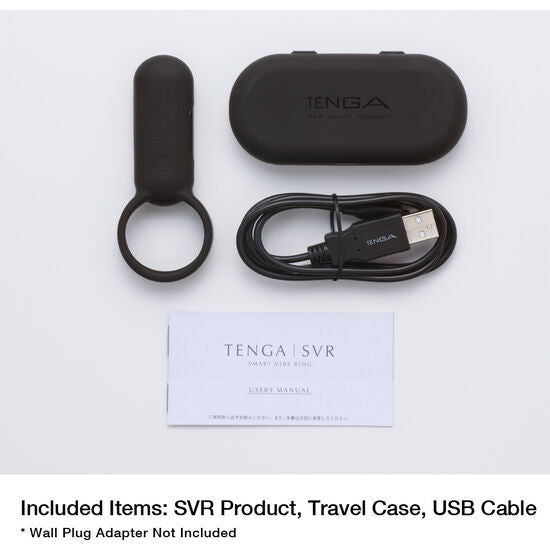 TENGA - SVR SMART BLACK VIBRATING RING