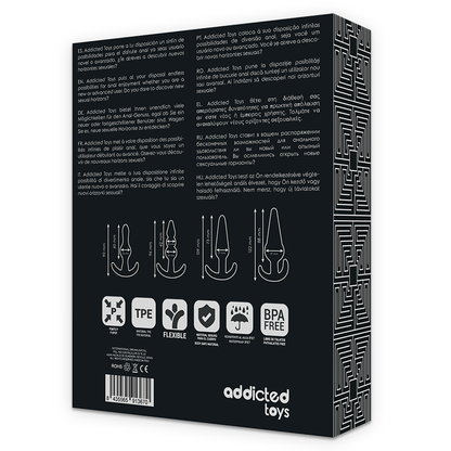 ADDICTED TOYS - SET DI 4 TAPPI ANALI - ADDICTED TOYS | Lingerie Harness Boutique