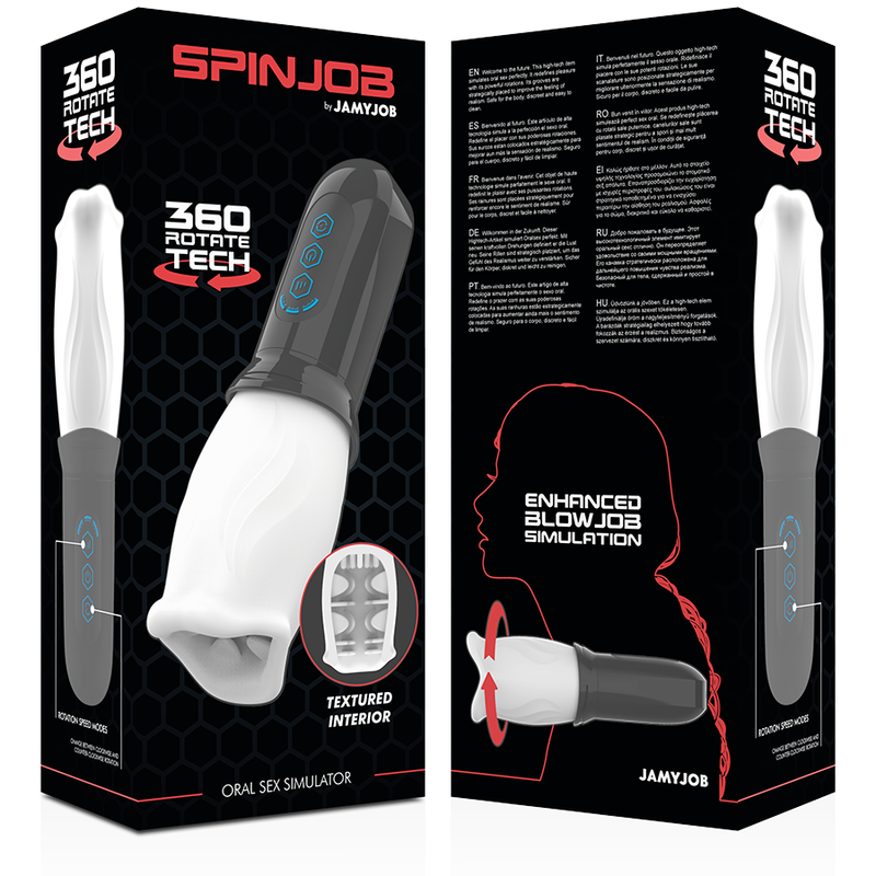 JAMYJOB - STIMOLATORE DEL SESSO ORALE SPINJOB - JAMYJOB | Lingerie Harness Boutique