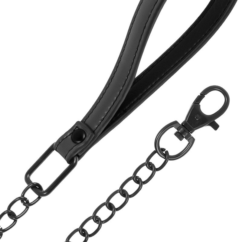 FETISH SUBMISSIVE - COLLANA A CATENA CON FODERA IN NOPRENE - FETISH SUBMISSIVE BONDAGE | Lingerie Harness Boutique