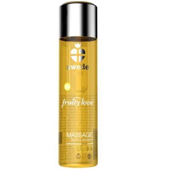 SWEDE - FRUITY LOVE OLIO DA MASSAGGIO EFFETTO RISCALDANTE FRUTTATO TROPICALE AL MIELE 60 ML - SWEDE | Lingerie Harness Boutique