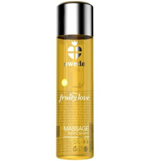 SWEDE - FRUITY LOVE OLIO DA MASSAGGIO EFFETTO RISCALDANTE FRUTTATO TROPICALE AL MIELE 60 ML - SWEDE | Lingerie Harness Boutique