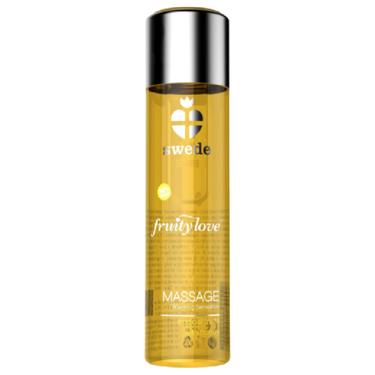 SWEDE - FRUITY LOVE MASSAGE OIL WARMING EFFECT TROPICAL FRUITY WITH HONEY 120 ML.