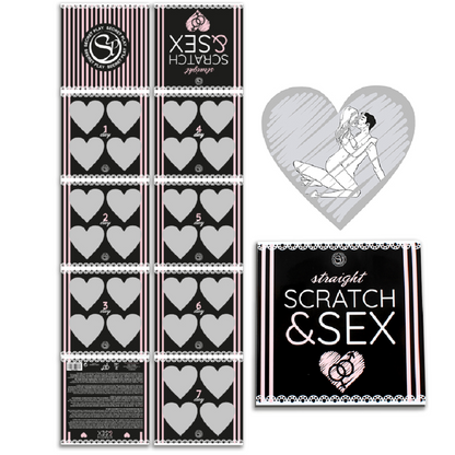 SECRETPLAY - GIOCO DI GRATTA E SESSO PER COPPIE ETERO (ES/EN/FR/PT/DE) - SECRETPLAY 100% GAMES | Lingerie Harness Boutique