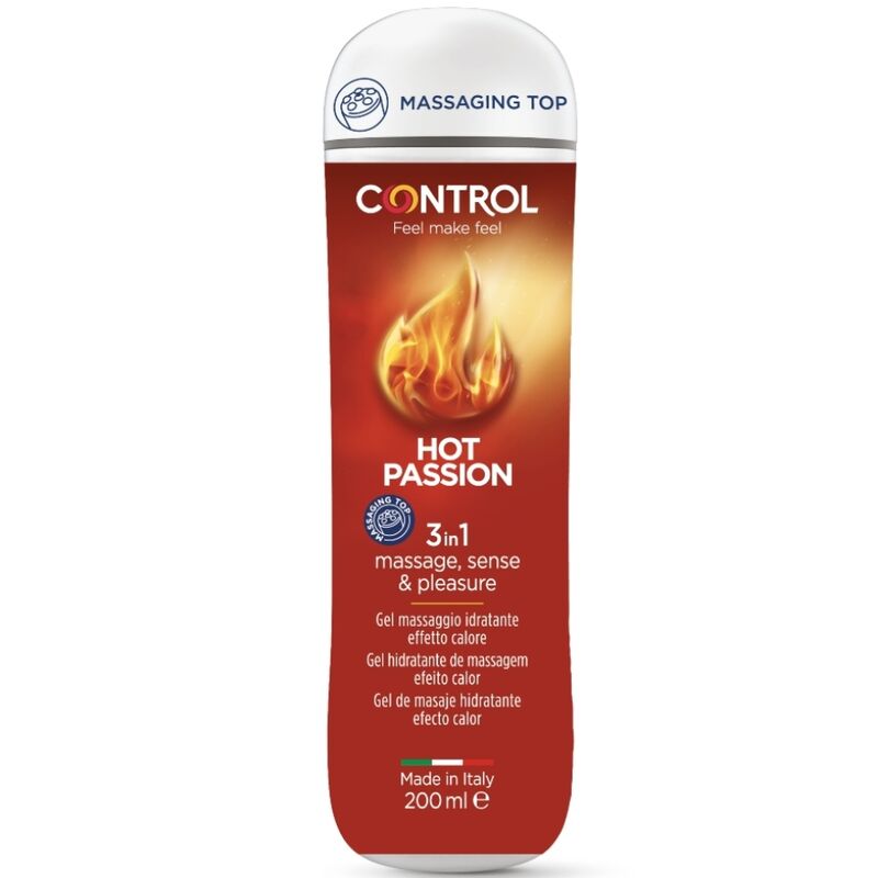 CONTROL - HOT PASSION GEL 3 IN 1 200 ML - CONTROL LUBES | Lingerie Harness Boutique