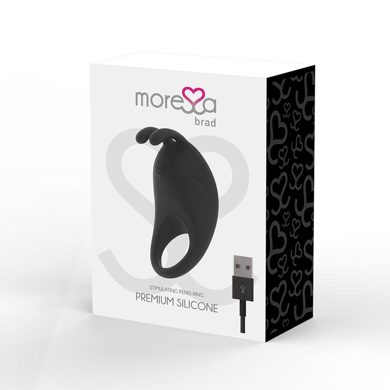 MORESSA - BRAD PREMIUM RECHARGEABLE SILICONE BLACK