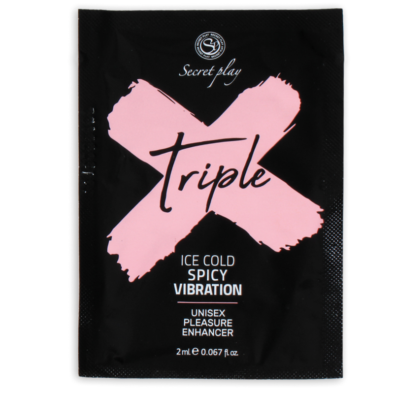 SECRETPLAY - TRIPLE PLEASURE INTENSIFIER FOR SINGLE DOSE