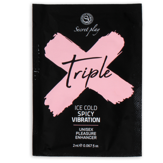 SECRETPLAY - TRIPLE PLEASURE INTENSIFIER FOR SINGLE DOSE