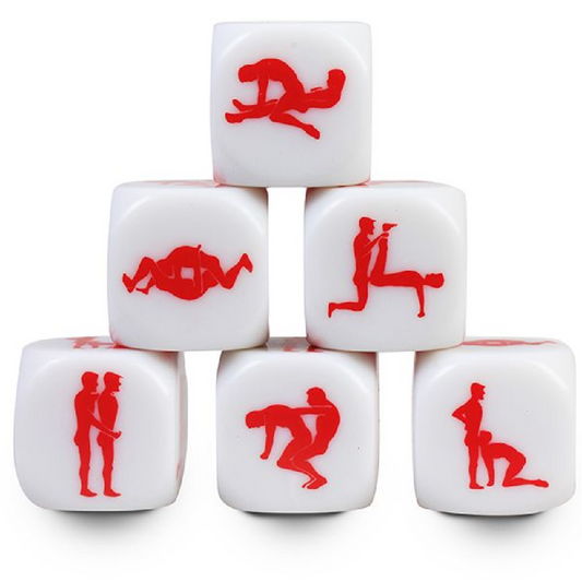 SECRETPLAY - DADI KAMASUTRA GAY 25 MM - SECRETPLAY 100% GAMES | Lingerie Harness Boutique
