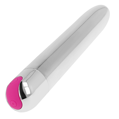 OHMAMA - VIBRATORE ARGENTO RICARICABILE 10 MODALIT 18,5 CM - OHMAMA VIBRATORS | Lingerie Harness Boutique