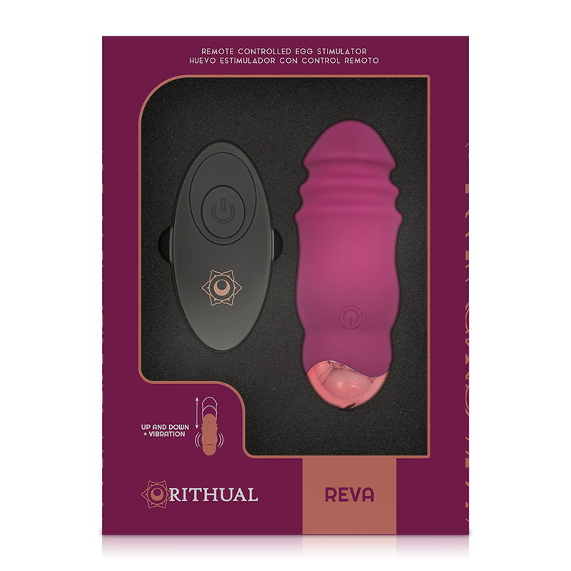 RITHUAL - REVA EGG TELECOMANDO SISTEMA UP&DOWN + VIBRAZIONE - RITHUAL | Lingerie Harness Boutique