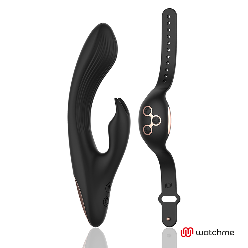 ANNE'S DESIRE - RABBIT TECNOLOGIA DI CONTROLLO REMOTO WATCHME NERO/ORO - ANNE´S DESIRE | Lingerie Harness Boutique
