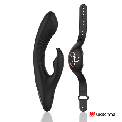 ANNE'S DESIRE - RABBIT TECNOLOGIA DI CONTROLLO REMOTO WATCHME NERO/ORO - ANNE´S DESIRE | Lingerie Harness Boutique