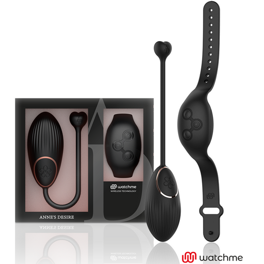 ANNE'S DESIRE - EGG TECNOLOGIA DI CONTROLLO REMOTO WATCHME NERO - ANNE´S DESIRE | Lingerie Harness Boutique