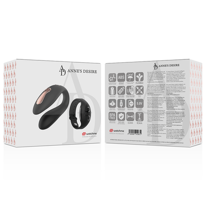 ANNE'S DESIRE - DUAL PLEASURE TECNOLOG A WATCHME NERO - ANNE´S DESIRE | Lingerie Harness Boutique