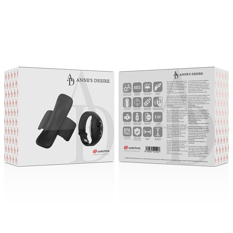 ANNE'S DESIRE - PANTY PLEASURE TECNOLOG A WATCHME NERO - ANNE´S DESIRE | Lingerie Harness Boutique