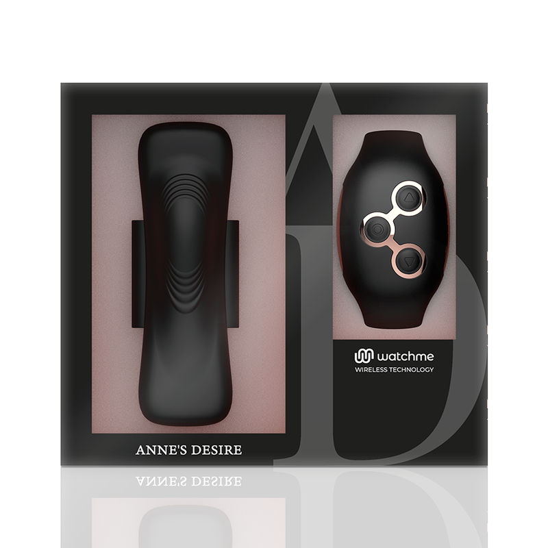 ANNE'S DESIRE - PANTY PLEASURE TECNOLOG A WATCHME NERO/ORO - ANNE´S DESIRE | Lingerie Harness Boutique