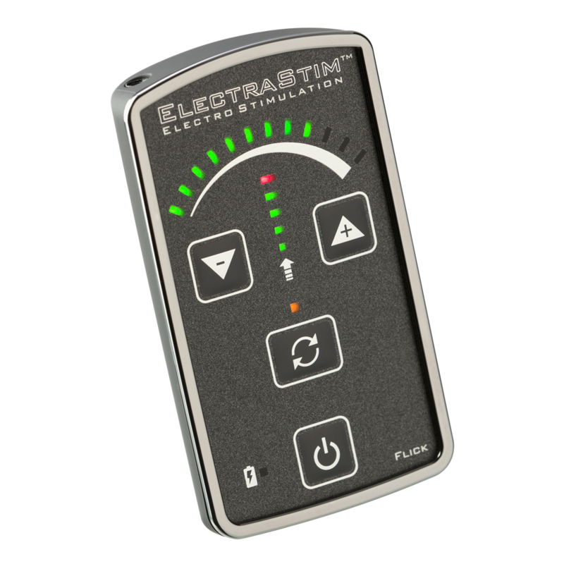 ELECTRASTIM - PACCHETTO STIMOLATORE FLICK EM60-E - ELECTRASTIM | Lingerie Harness Boutique