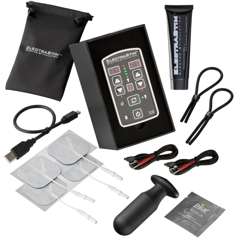 ELECTRASTIM - STIMOLATORE FLICK DUO CONFEZIONE MULTIPLA - ELECTRASTIM | Lingerie Harness Boutique