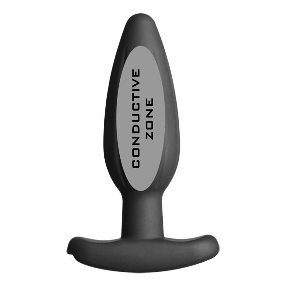 ELECTRASTIM - TAPPO ROCKER IN SILICONE NERO MEDIO - ELECTRASTIM | Lingerie Harness Boutique