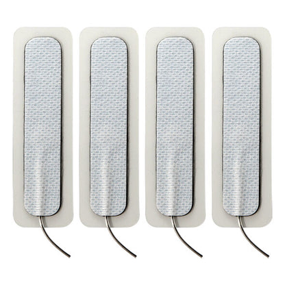 ELECTRASTIM - 4 X PASTIGLIE AUTOADESIVE LUNGHE 1.5 CM X 7.5 CM - ELECTRASTIM | Lingerie Harness Boutique