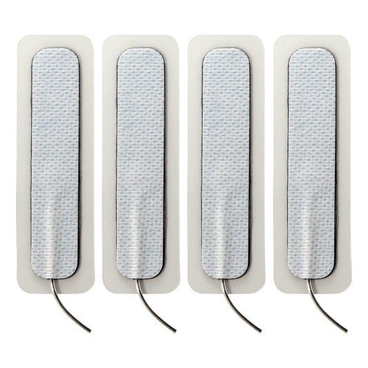 ELECTRASTIM - 4 X PASTIGLIE AUTOADESIVE LUNGHE 1.5 CM X 7.5 CM - ELECTRASTIM | Lingerie Harness Boutique