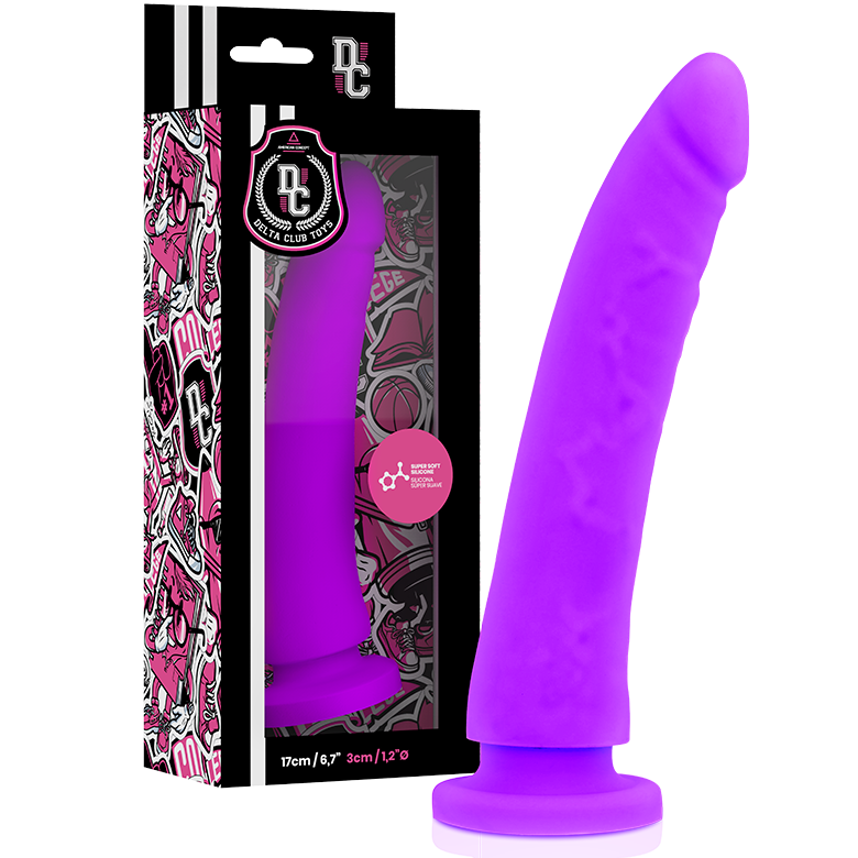 DELTA CLUB - TOYS DILDO MEDICO LILLA IN SILICONE 17 CM -O- 3 CM - DELTACLUB | Lingerie Harness Boutique