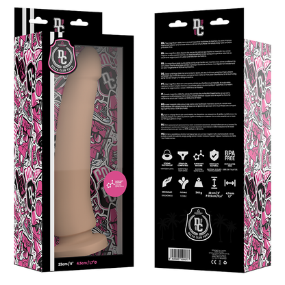 DELTA CLUB - TOYS DILDO NATURALE IN SILICONE MEDICO 23 CM -O- 4.5 CM - DELTACLUB | Lingerie Harness Boutique