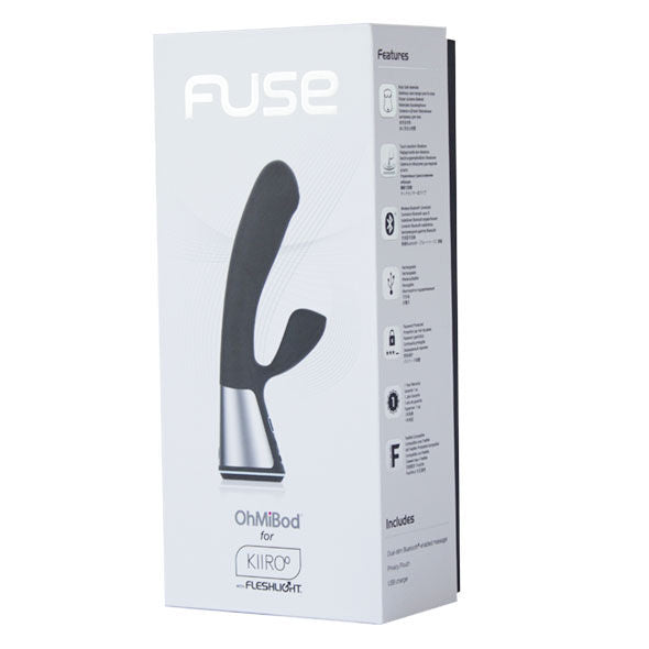 KIIROO - OHMIBOD FUSE APP TELECOMANDO NERO - KIIROO | Lingerie Harness Boutique