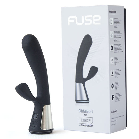KIIROO - OHMIBOD FUSE APP TELECOMANDO NERO - KIIROO | Lingerie Harness Boutique