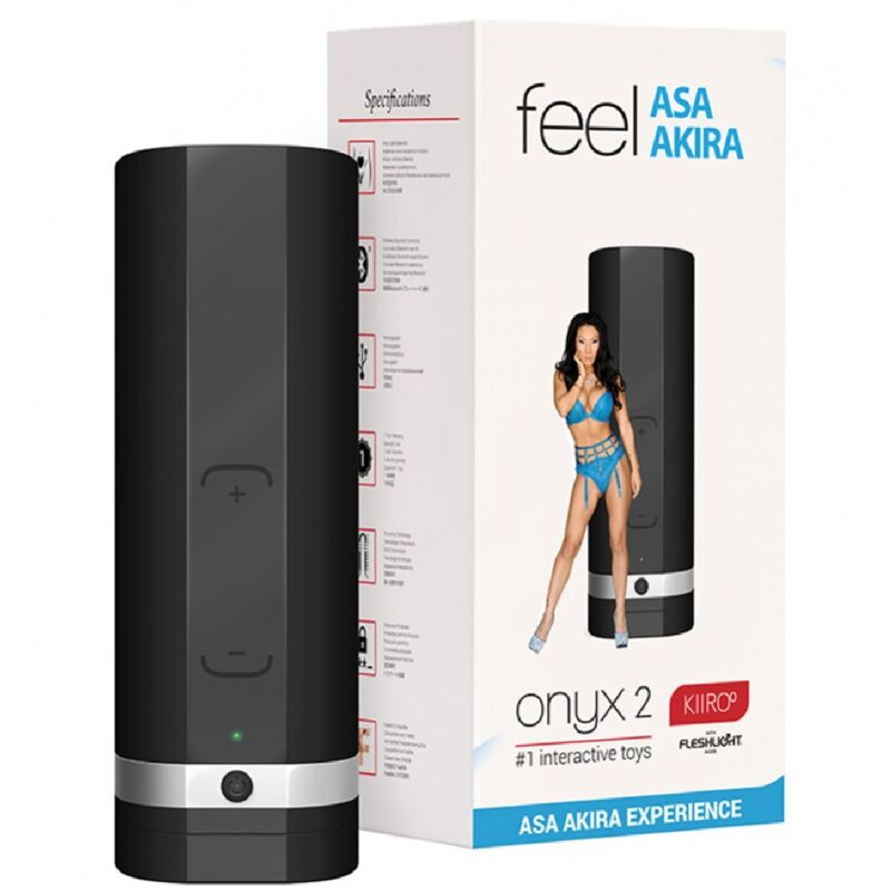 KIIROO - MASTURBATORE TELEDILDONIC ONYX+ ASA AKIRA EXPERIENCE - KIIROO | Lingerie Harness Boutique