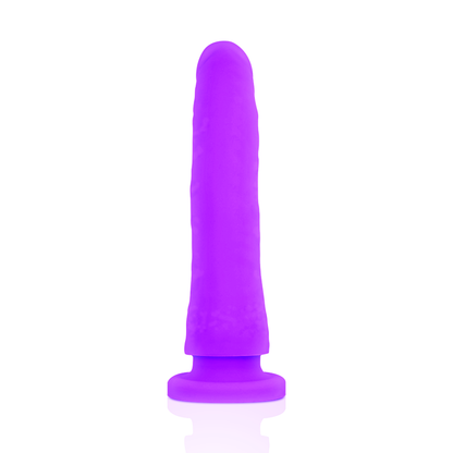 DELTA CLUB - TOYS IMBRACATURA + DONG SILICONE VIOLA 17 CM -O- 3 CM - DELTACLUB | Lingerie Harness Boutique