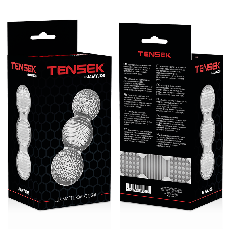JAMYJOB - MASTURBATORE ESTREMO CLEAR TENSEK 2 - JAMYJOB | Lingerie Harness Boutique