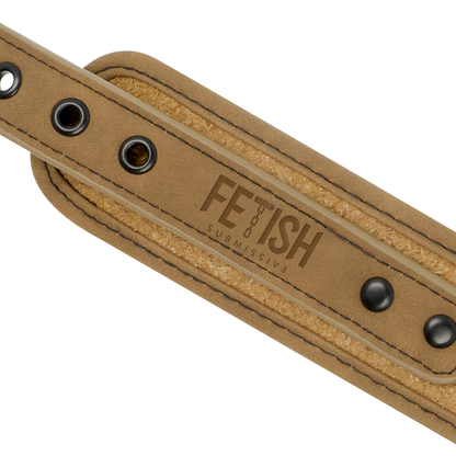 FETISH SUBMISSIVE ORIGIN - COLLANA A CATENA RIVESTITA IN NEOPRENE - FETISH SUBMISSIVE ORIGIN | Lingerie Harness Boutique