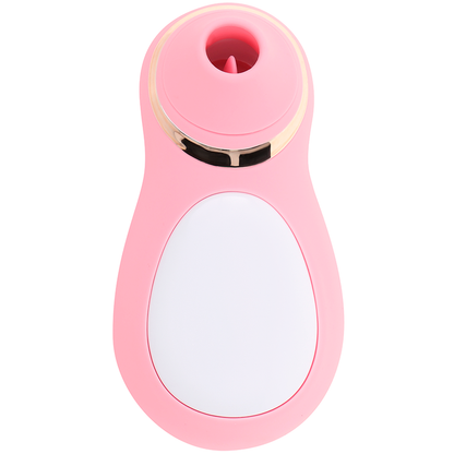 OHMAMA - VIBRATING CLITORAL STIMULATOR WITH TONGUE 10 MODES