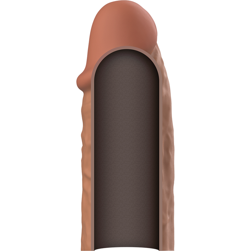 VIRILXL - ESTENSIONE DEL PENE IN SILICONE LIQUIDO V3 MARRONE - VIRILXL | Lingerie Harness Boutique
