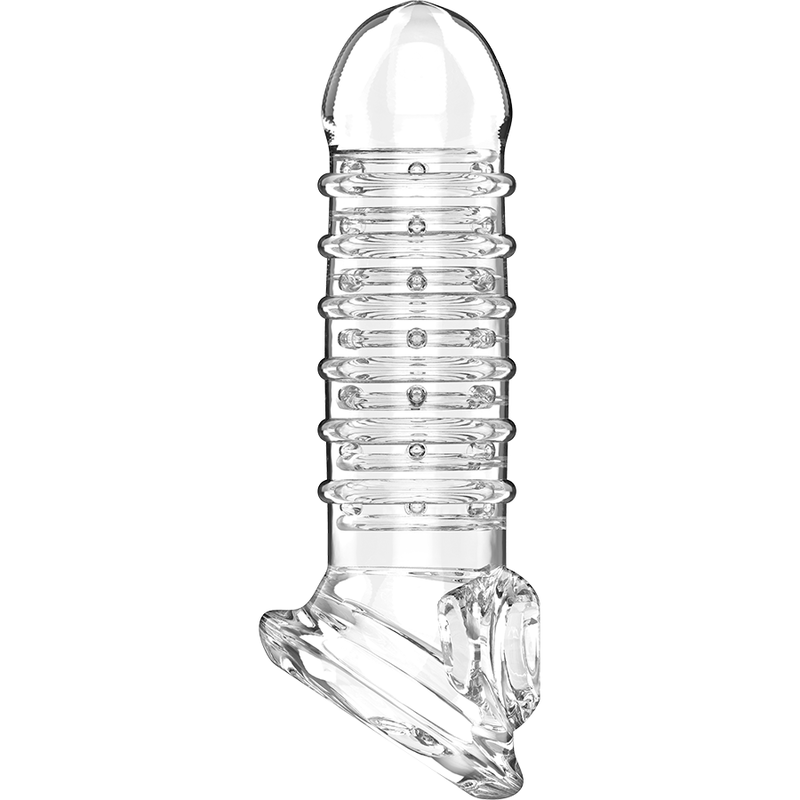 VIRILXL - ESTENSIONE E GUAINA PER PENE V15 TRASPARENTE - VIRILXL | Lingerie Harness Boutique