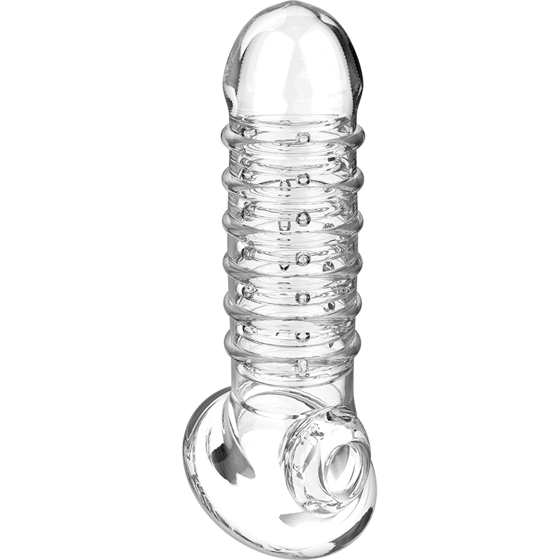 VIRILXL - ESTENSIONE E GUAINA PER PENE V15 TRASPARENTE - VIRILXL | Lingerie Harness Boutique