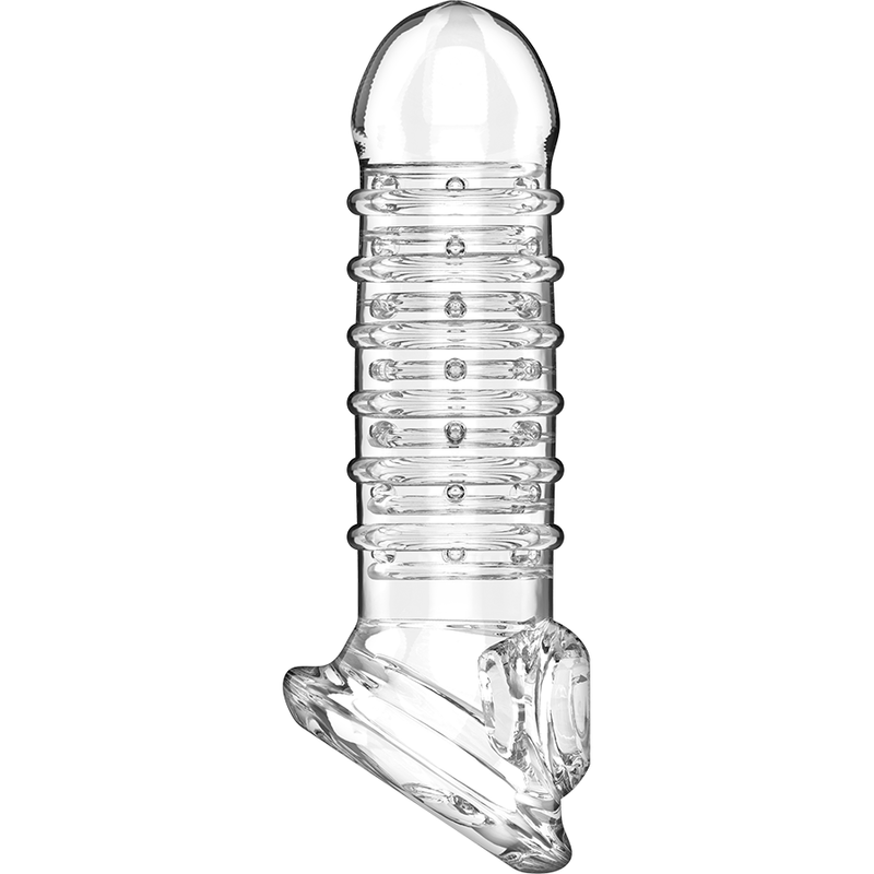 VIRILXL - ESTENSIONE E GUAINA PER PENE V15 TRASPARENTE - VIRILXL | Lingerie Harness Boutique